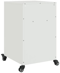Mesa de cabeceira 36x39x59 cm aço branco