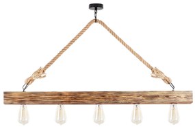 Candeeiro de Teto Erebos – Madeira – 100 x 7 cm