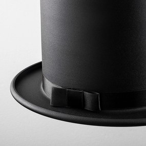 Candeeiro de Teto Fotr Sivani – Preto e Branco – 30 cm de Diâmetro, 11