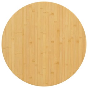 Tampo de mesa Ø80x2,5 cm bambu