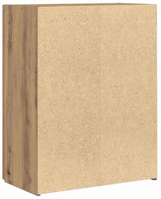 Armário de escritório - Artisan Oak - 60 x 32 x 77,5 cm - Madeira reco