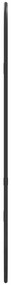 Espelho de parede 60x25 cm oval preto