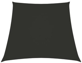 Para-sol estilo vela tecido oxford trapézio 2/4x3 m antracite