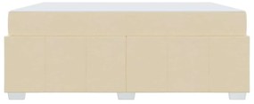 Estrutura da Cama Creme 180 x 200 cm tecido