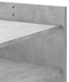 Mesa de centro 100x50x50cm derivados de madeira cinza cimento