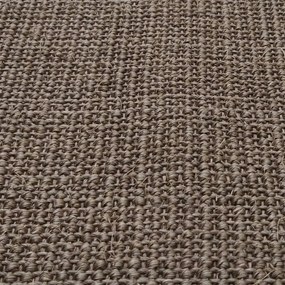 Tapete sisal natural 66x350 cm castanho