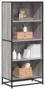Estante 60x35x139 cm derivados de madeira cinzento sonoma