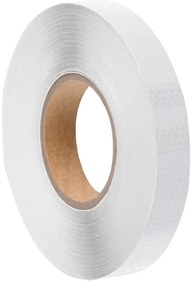 vidaXL Fita refletora 2,5 cmx50 m PVC branco