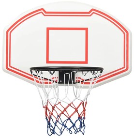 Tabela de basquetebol 90x60x2 cm polietileno branco