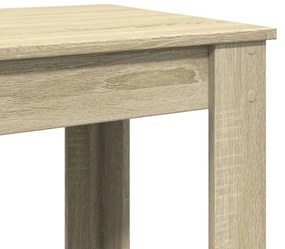 Mesa de bar 102x50x103,5cm derivados de madeira carvalho sonoma
