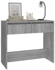 Mesa consola 89x41x76,5 cm derivados de madeira sonoma cinza