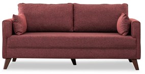 Sofá de 2 Lugares Bella – Vermelho Claret – 177x85x81 cm