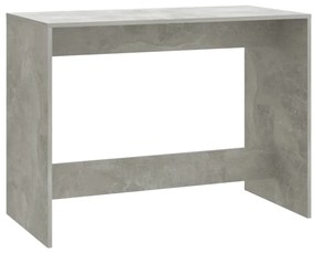 3 pcs conjunto de jantar derivados de madeira cinzento cimento