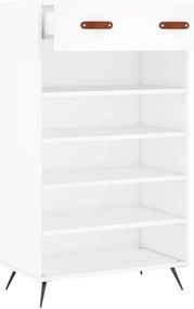 Sapateira 60x35x105 cm derivados de madeira branco