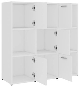 Estante 90x30x90 cm contraplacado branco