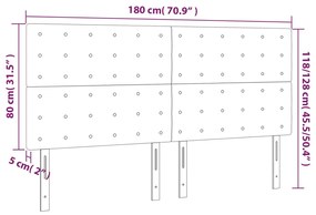 Cabeceira de cama 4 pcs couro artificial 90x5x78/88 cm branco