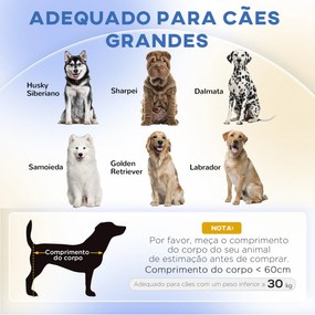 PawHut Sofá para Cães Cama Elevada para Cães Estofada com Almofada Lav