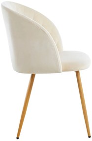 Pack 6 Cadeiras Velt Veludo - Beige