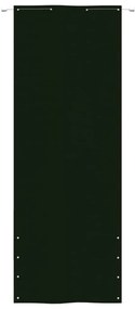 Tela de varanda 80x240 cm tecido oxford verde-escuro