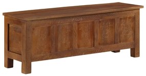 Caixa de arrumação 110x30x40 cm madeira de mangueira maciça