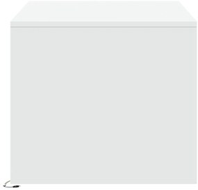 Mesa de centro com luzes LED derivados de madeira branco