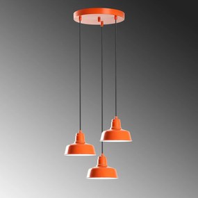Candeeiro Suspenso Memati – Laranja – Diâmetro 45 cm