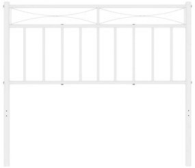 Cabeceira de cama 107 cm metal branco