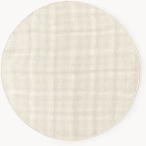 Tapete redondo de lã artesanal Amaro