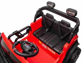 Carro elétrico para crianças 24V 2 lugares Ford Bronco XXL com tração traseira, licenciado Rodas Plástico Rosa