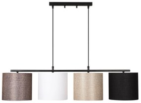 Candeeiro de Teto Valiz – Preto – 110 x 25 cm