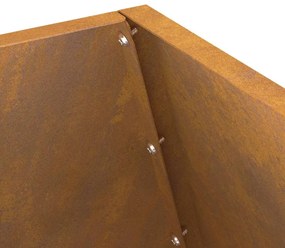 Fogueira vidaXL 50x50x100 cm em Aço Resistente