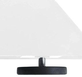 Pé de mesa de jantar em formato de aranha, branco, 150x78x(72-73) cm,