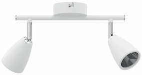 Spotlight de Teto 2 Way Adjustable White GU10