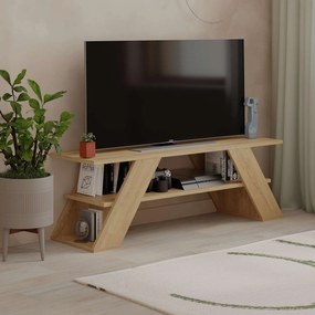 Móvel de TV "Luna" – Carvalho– 120 x 40 x 33,5 cm – Design Moderno