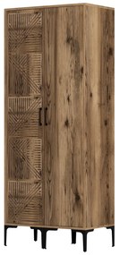 Roupeiro Kumsal PS – Nogueira – 80x47,5x201,4 cm