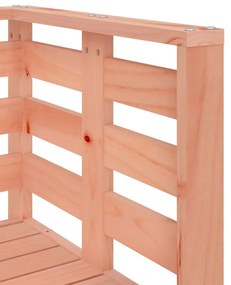 3 pcs conjunto lounge de jardim madeira de douglas maciça