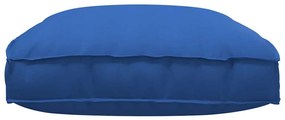 Almofada de Palete para Assento Azul Royal 120x80x12 cm Tecido Oxford