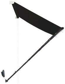 Toldo retrátil com LED 150x150 cm antracite