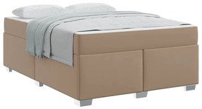 Estrutura da Cama Cappuccino 140 x 200 cm Couro sintético
