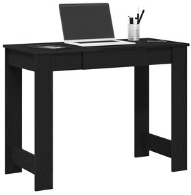 Secretária 100x45x75 cm derivados de madeira preto