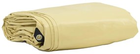 vidaXL Lona 650g / m² Bege 5 x 5 m Lona com revestimento em PVC