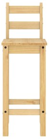 5 pcs conjunto de bar pinho maciço