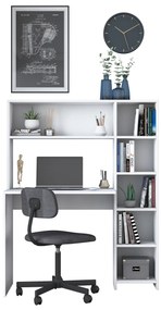 Secretária de Estudo HA104 – Branco – 113,2x141,8x40 cm