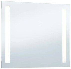 Espelho de parede LED para casa de banho 60x50 cm