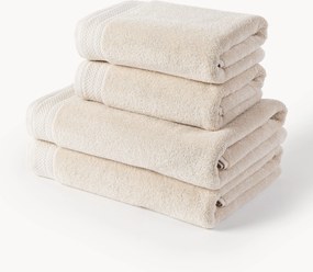 Conjunto de toalhas em algodão orgânico Premium, vários tamanhos