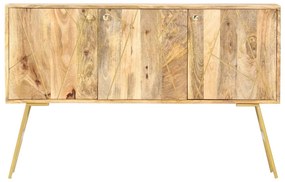 Aparador 118x30x75 cm madeira de mangueira maciça
