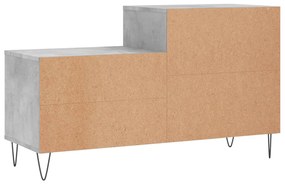 Sapateira 102x36x60 cm derivados de madeira cinzento cimento