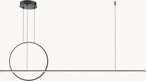 Candeeiro suspenso LED regulável com mudança de cor e comando Halo