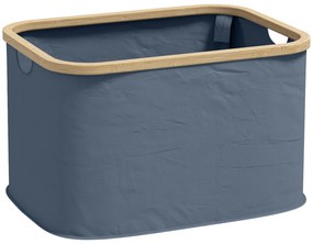 HOMCOM Cesto para Roupa Dobrável Cesto para Roupa Suja 36 L para Casa de Banho Dormitório Lavandaria 44,3x33,3x26,5 cm Cinza