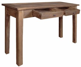Mesa consola madeira de mogno maciça 123x42x75 cm